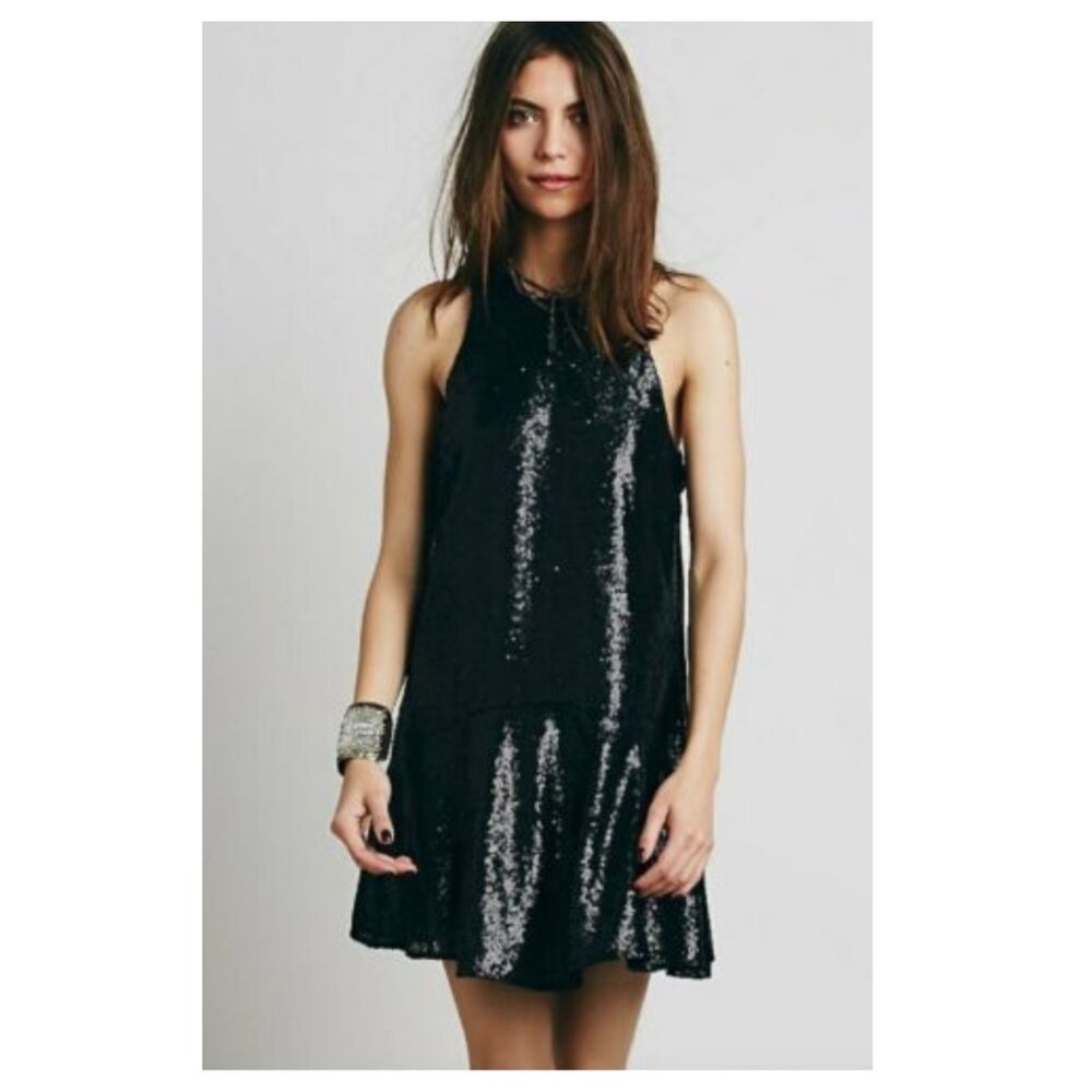 Free People Liquid Shine Mini Dress - Picture 9 of 14